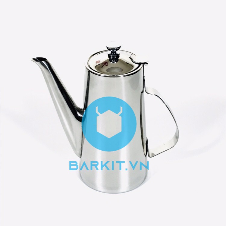 Bình đựng nước inox có nắp vòi dài inox 2000ml