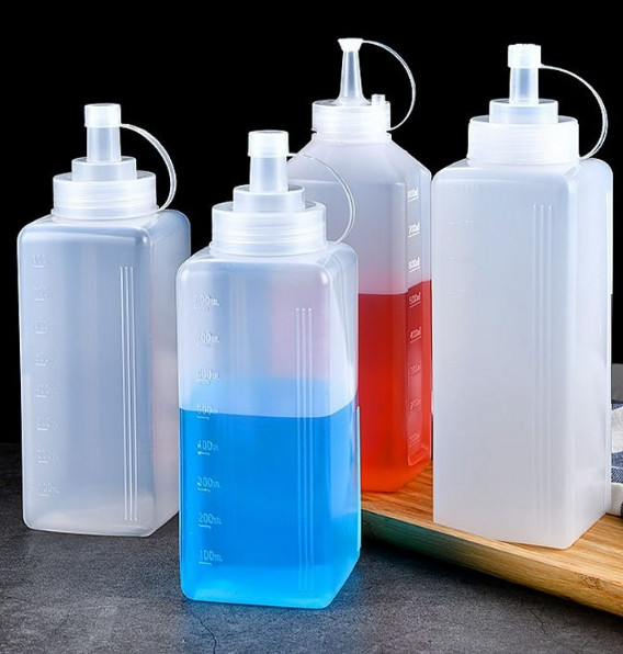 Bình đựng sốt cao cấp vòi rót rộng 800ml 