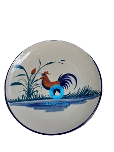 Dĩa Cạn Vẽ Gà 12