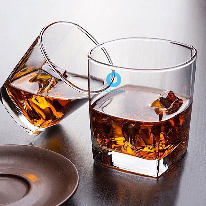 Bộ 6 Ly Thủy Tinh Vuông Lùn 88Mm 305Ml