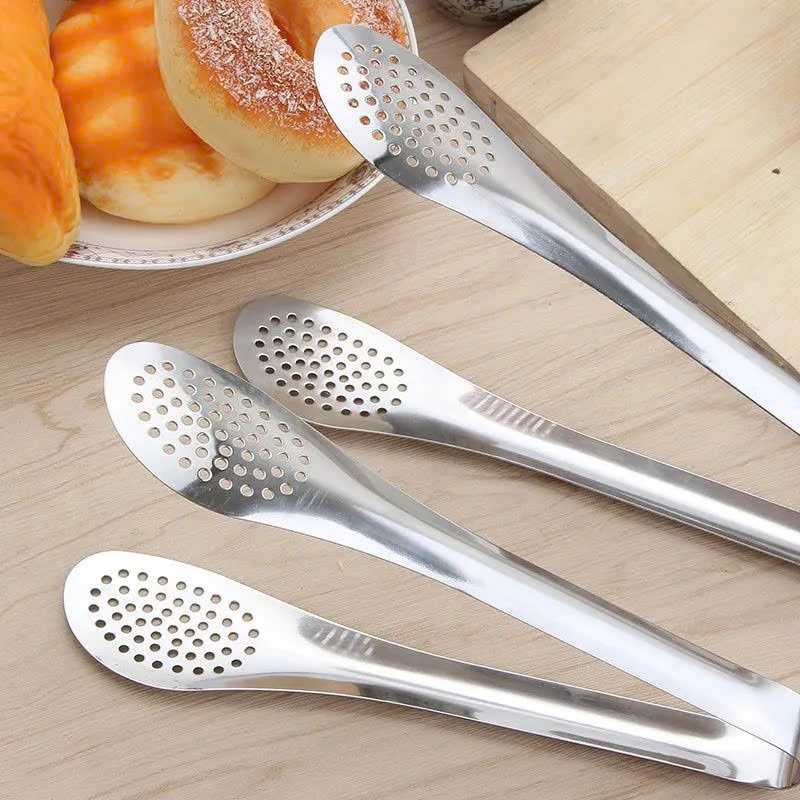 Kẹp gắp inox tổ ong 31 x 5 cm