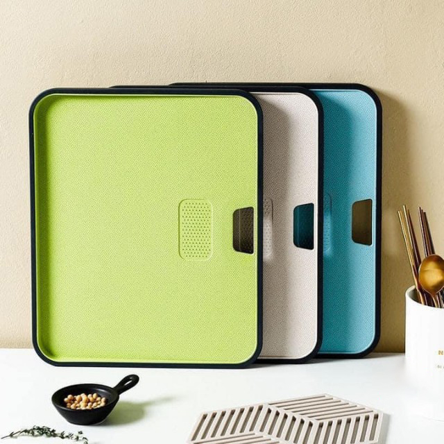 Thớt nhựa chống trượt cao cấp nõn chuối. 34*28cm